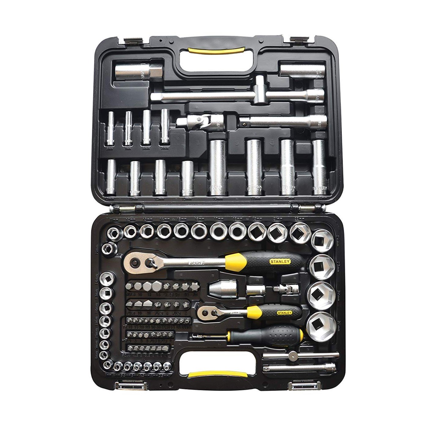 Set Chiavi a Bussola ed Accessori STANLEY 1/4" - 1/2" 