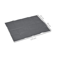 Ricambio Coprisedile per Dondolo Giardino Tessuto a Rete, 115x45x45cm, Grigio