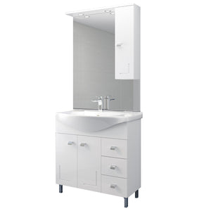 mobile bagno bianco eva cm.85 completo 99438