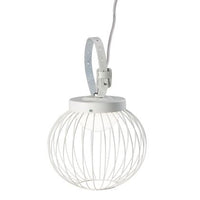 Cage - Lampada Led Portatile 20W Con Cinturino In Pelle A Luce Fredda Colore Bianco