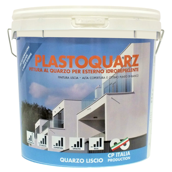 PITTURA AL QUARZO PLASTO QUARZ DA LT.14  PZ 1,0