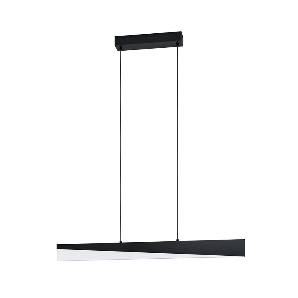 Lampadario Moderno Isidro Led Alluminio Nero