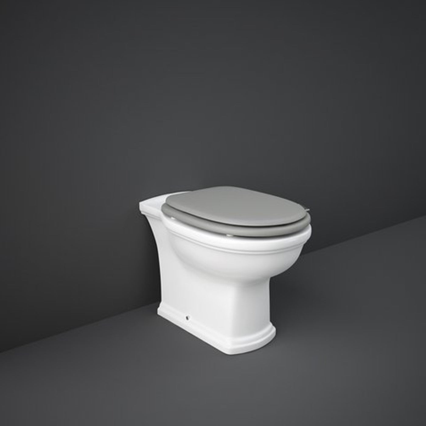 Vaso WC a Pavimento Rak Washington con Scarico a Pavimento Sedile con Coperchio Rak Washington Originale