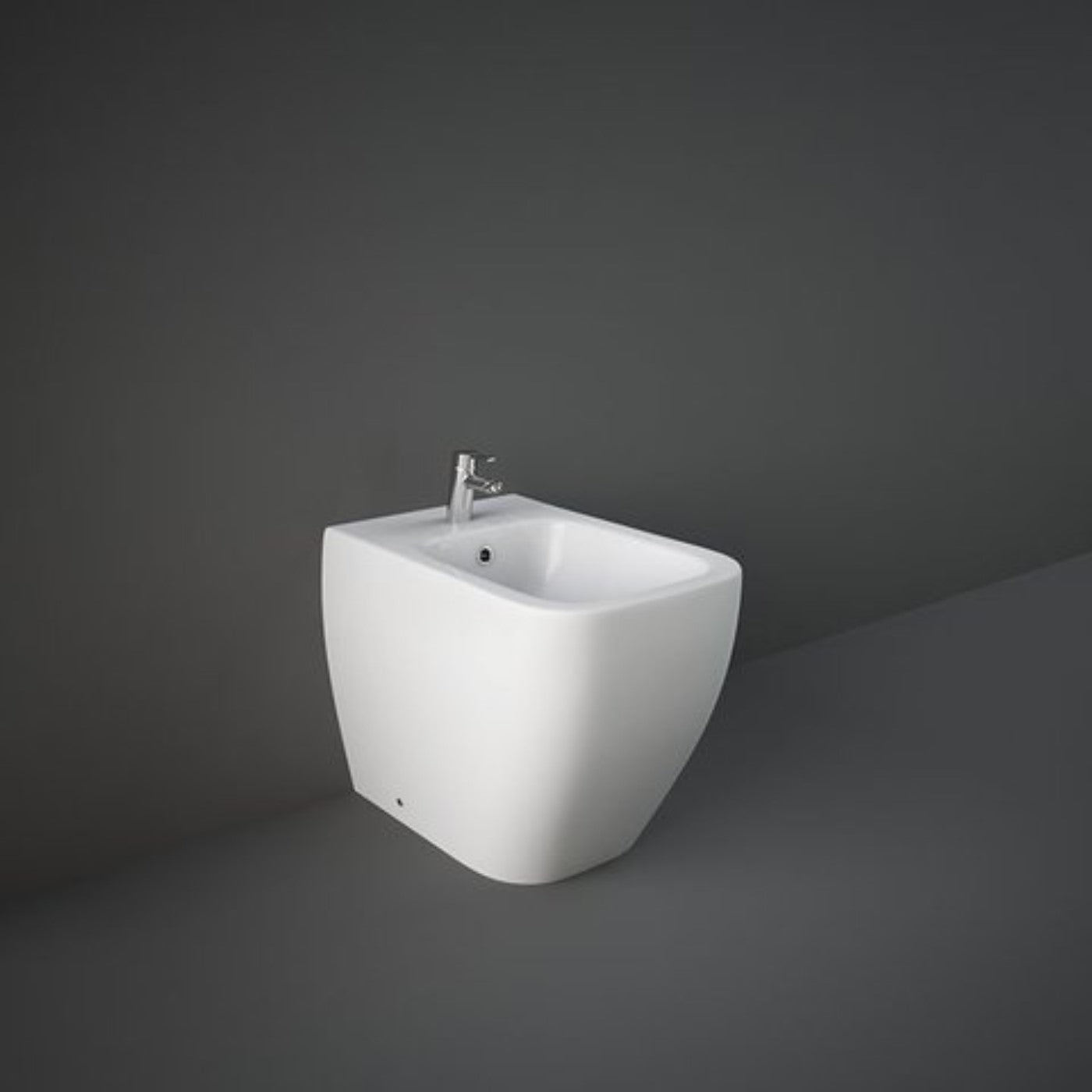 Bidet a Pavimento Filo Parete Rak Metropolitan In Ceramica 53 x 34 cm