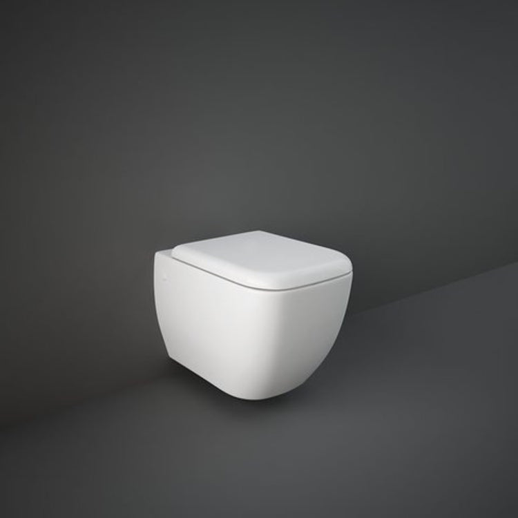 Vaso WC Sospeso Rak Metropolitan In Ceramica Sedile con Coperchio Originale