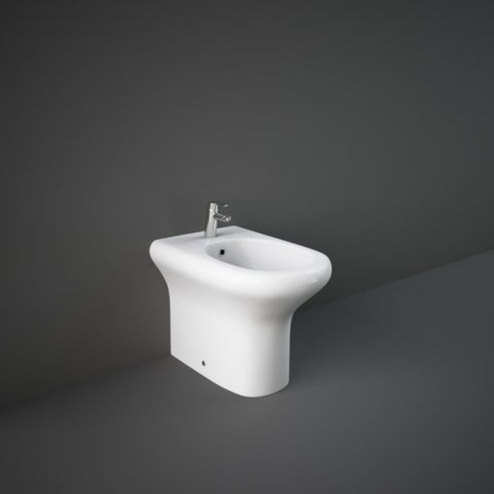 Bidet a Pavimento Filo Parete Rak Compact In Ceramica 51 x 37 x 40 cm