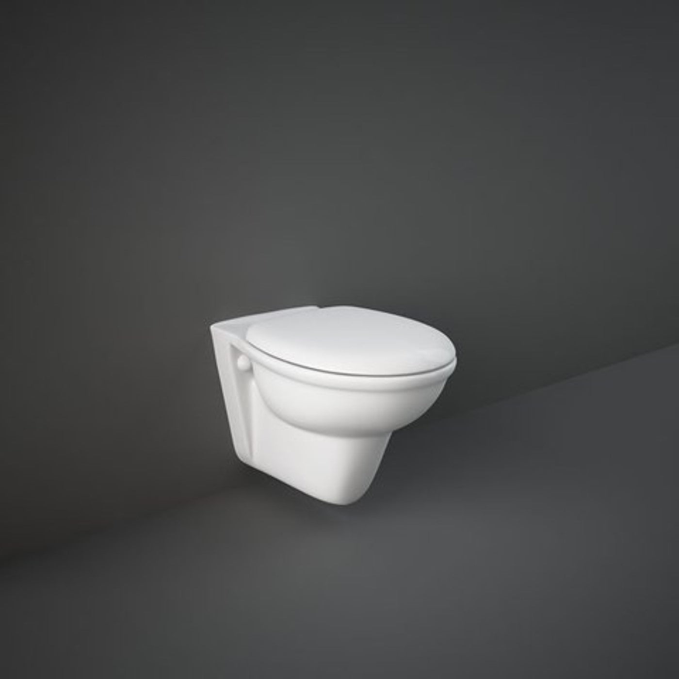 Vaso WC Sospeso Rak Karla In Ceramica Sedile Termoindurente con cerniera in acciaio originale