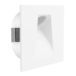 Faretto Ad Incasso Moderno Mecinos In Acciaio Bianco Led Integrato 2W 3000K