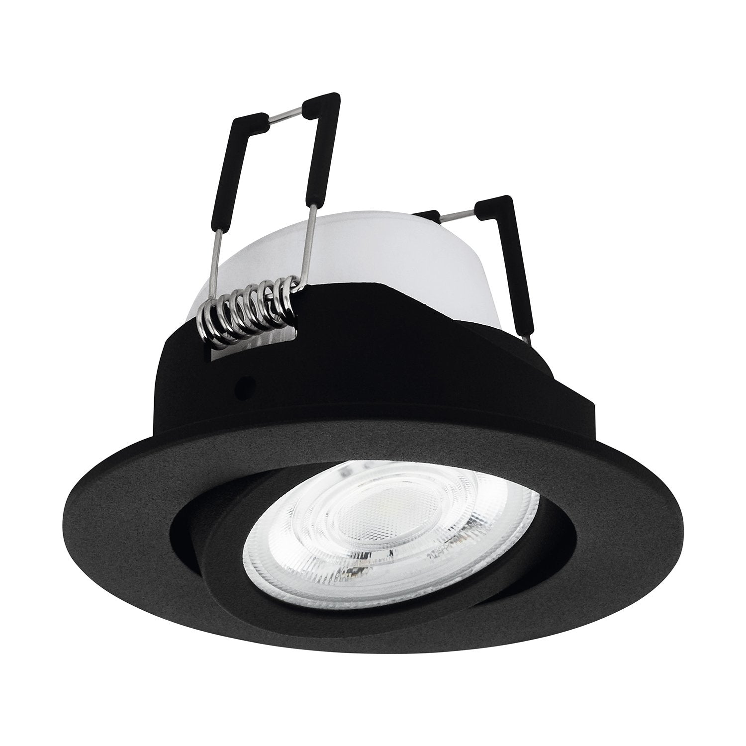 Faretto Ad Incasso Moderno Saliceto Z Alluminio Nero Led Integrato 4,7W