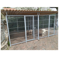 2 box per cani da esterno coperto con zincatura a caldo ciascuno da 300x200x altezza 180 cm