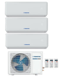 Climatizzatore Condizionatore Termotek Trial Split Inverter Airplus C 9000+12000+12000 btu con 3C R-32 Wi-Fi Optional A++ 9+12+12