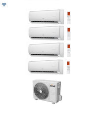 Climatizzatore Condizionatore Quadri Split Inverter Ferroli Giada M 9000+9000+9000+9000 btu con 28-4 Wi-Fi Integrato Alexa e Google HOME 9+9+9+9  - NOVITA 