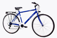 MARIO SCHIANO city bike 28 uomo , bici da passeggio cambio 7 velocita' Shimano , Blu