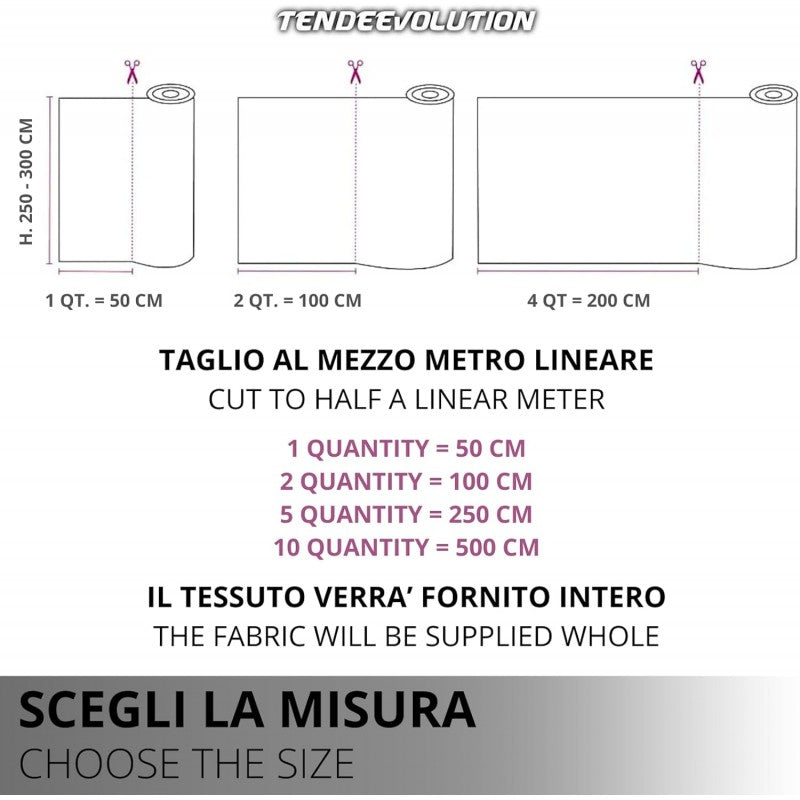 Telone PVC Bianco Altezza 250CM, 680g/m² - Taglio Mezzo Metro Lineare - Impermeabile e Resistente