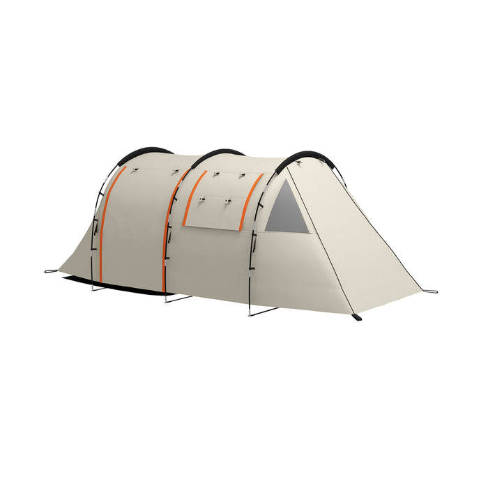 Tenda da Campeggio 4-5 Persone con Copertura Oscurante 460x230x180 cm Impermeabile con Borsa di Trasporto in Poliestere