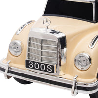 Macchina Elettrica per Bambini 6V con Licenza Mercedes 300S Beige