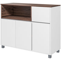 Credenza Moderna 105x39x83 cm in Legno Bianco