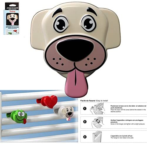 Pika shop appendino per termoarredo attacco universale modello fantasy doggy