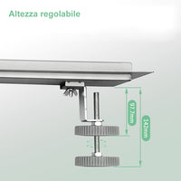 Canalina di scarico doccia in acciaio inox con griglia a righe 70cm Modello classico AICA ITALY