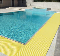 Tappeto Gomma Bordo Piscina Rotolo 15 MT Multiuso Lavello Giallo