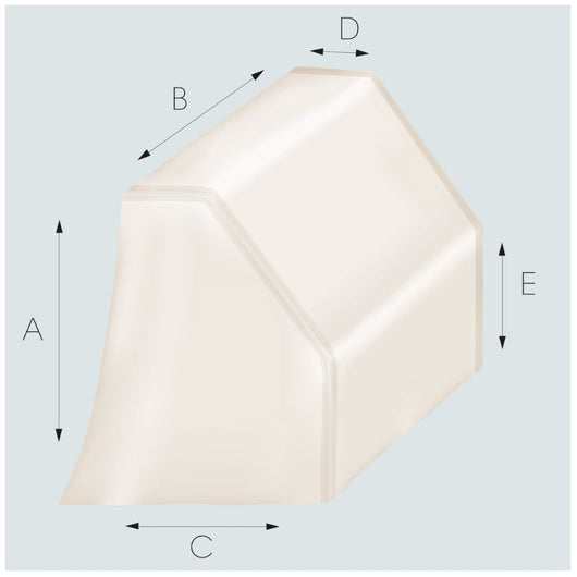 Tessilmare copri consolle piccolo imbarcazioni a 125 b 80 c 65 d 25 e 60 cm