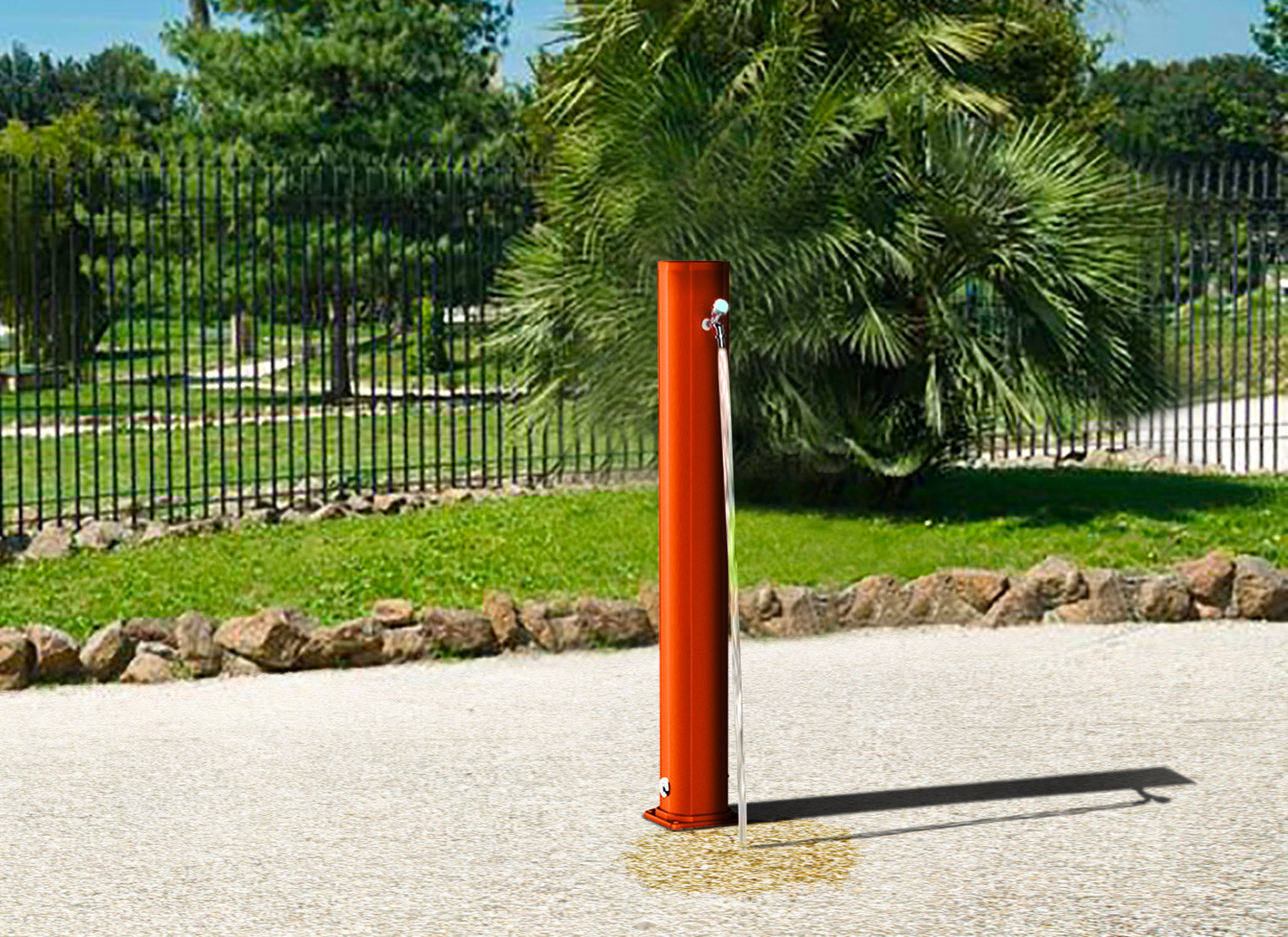 Fontana da Esterno con Rubinetto Arkema Jolly Verde