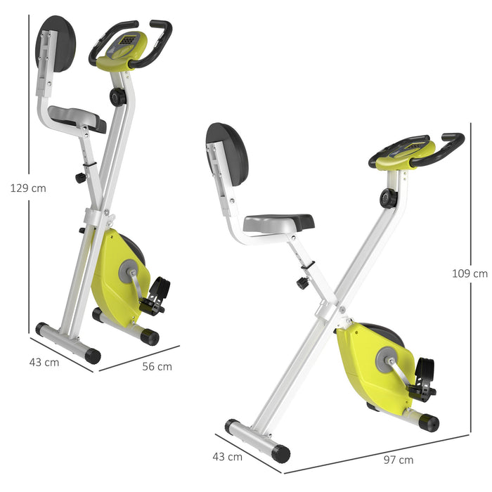 Cyclette Magnetica Pieghevole con Display LCD