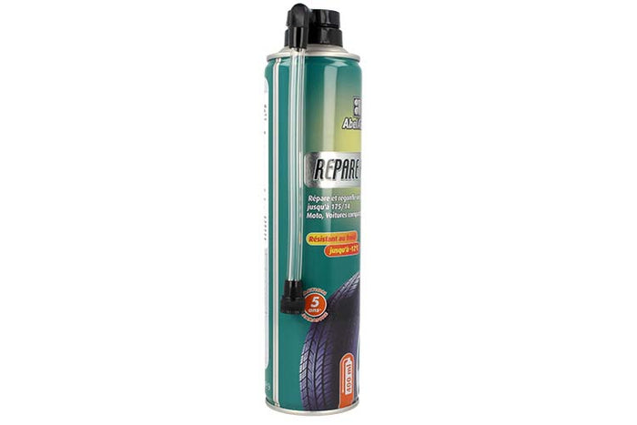 ABEL Auto Kit Riparazione Gomme Pneumatici Tubeless Foratura Auto Moto 400ml