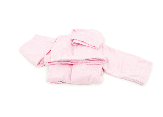 Accappatoio Per Bambini In Spugna Modello Children Colore Rosa - 6 Anni - Rosa