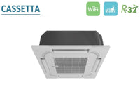 Climatizzatore Condizionatore Hisense Quadri Split a Cassetta 9+9+12+12 con 4AMW81U4RAA R-32 Wi-Fi Optional 9000+9000+12000+12000 con Telecomando e Pannello Incluso - Novità