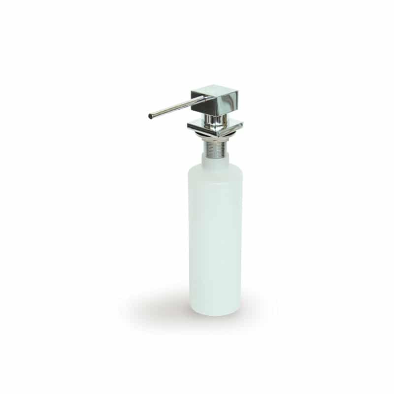 Dispenser sapone quadrato Elleci Element Cromato - ADI02301