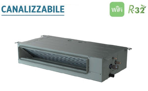 Climatizzatore Condizionatore Hisense Dual Split Inverter Canalizzato Canalizzabile 9+12 con 2AMW42U4RGC R-32 Wi-Fi Optional 9000+12000 Con Telecomando di Serie e Cablato Incluso - Novità