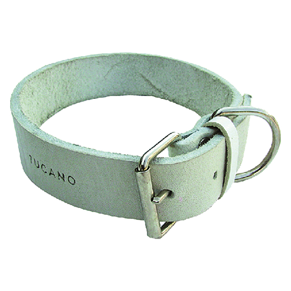 COLLARE PER CANE larg. mm 25 lung.cm 45 NUOVA CUOIO 6 PZ