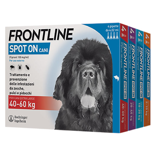 ANTIPARASSITARIO 'FRONTLINE SPOT-ON' gatti - 4 pipette ml 0,5 FRONTLINE