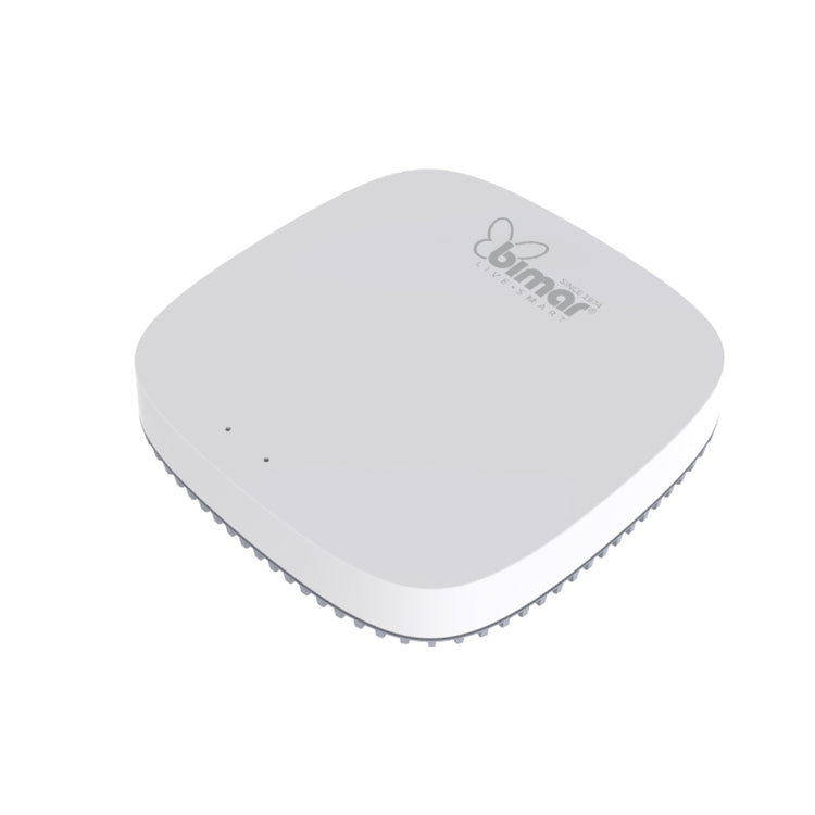Gateway Wireless 2.4GHz Zigbee 3.0 7x7x1 cm per Valvole Termostatiche e Sensore Porta e Finestra Bimar AG12