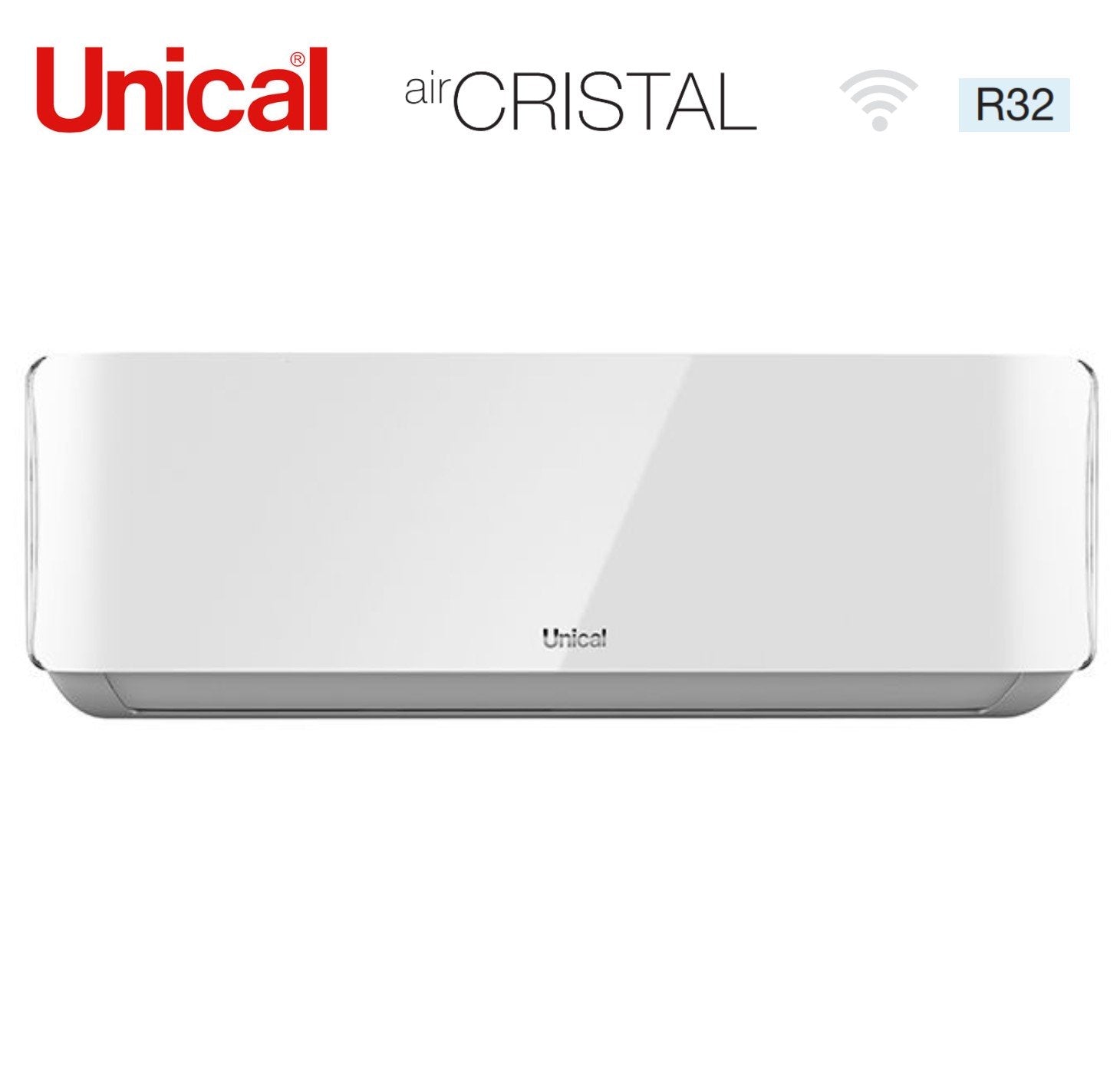 Climatizzatore Condizionatore Unical Quadri Split Inverter serie AIR CRISTAL 10+13+13+18 con KMX4 36HE R-32 Wi-Fi Optional 10000+13000+13000+18000