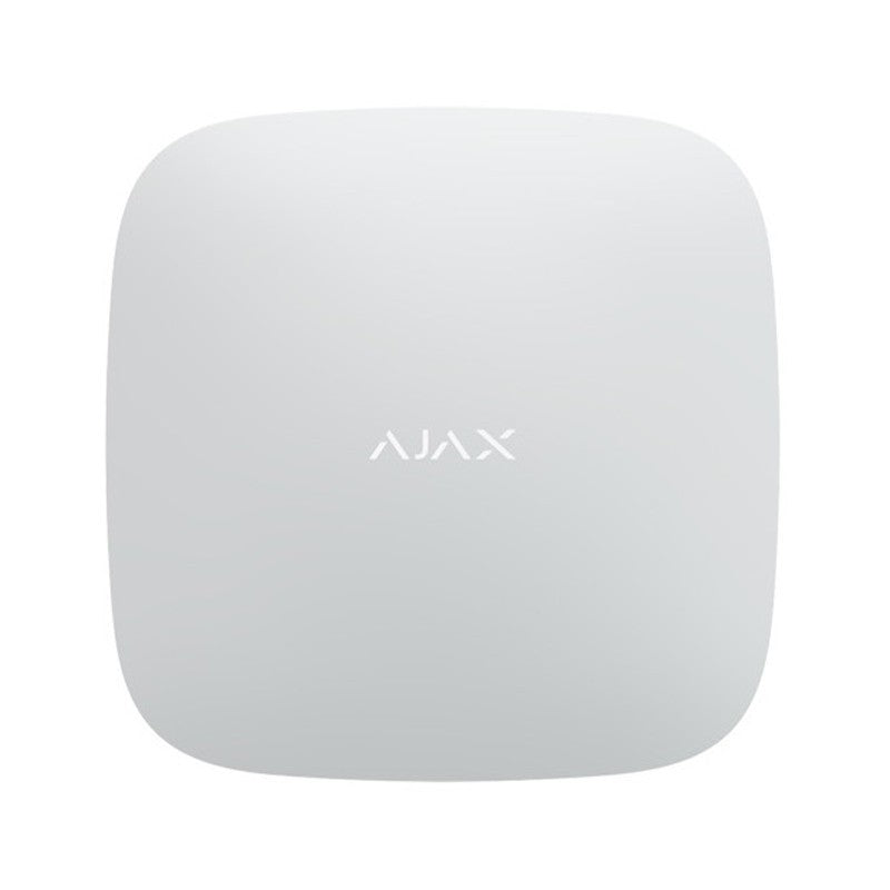 AJAX AJ-HUBPLUS-W AJHUBP-W Unità centrale intelligente plus wireless Jeweller 868MHz connettività WIFI/3G DUAL SIM/ETHERNET colore bianco 11795