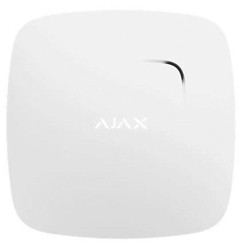 AJAX AJFP FireProtect-W Rilevatore di fumo antincendio wireless 868MHz con sensore di temperatura e sirena integrata colore bianco 8209.10WH1