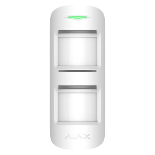 AJAX AJMPO MotionProtect Outdoor Rilevatore di movimento wireless 868MHz da esterno con anti-mascheramento avanzato e immunità agli animali domestici bianco AJ12895