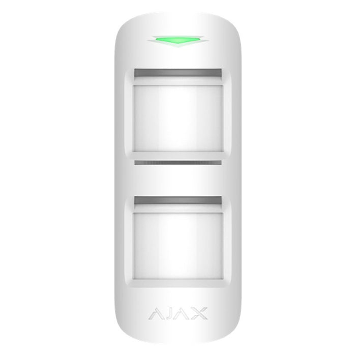 AJAX AJMPO MotionProtect Outdoor Rilevatore di movimento wireless 868MHz da esterno con anti-mascheramento avanzato e immunità agli animali domestici bianco AJ12895