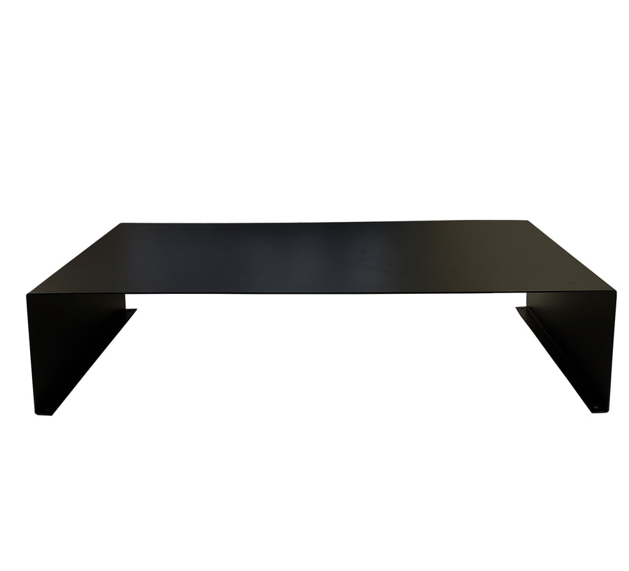 Supporto per Monitor pc da Scrivania salvaspazio DeskUp + Portadocumenti - cm 68x15h - Colore: Nero - PFM733-48\N