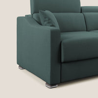 Divano Letto 3 Posti 211x100x98 cm in Tessuto Verde