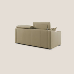 Divano Letto 3 Posti 191x100x98 cm in Tessuto Cammello