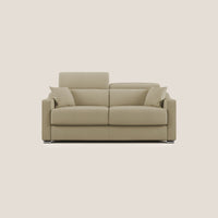 Divano Letto 2 Posti 171x100x98 cm in Tessuto Cammello