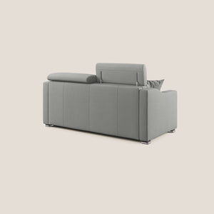 Divano Letto 3 Posti 211x100x98 cm in Tessuto Grigio