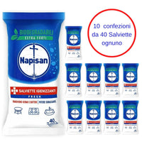 Napisan salviette igienizzanti fresh confezione da 10 pezzi da 40 salviette