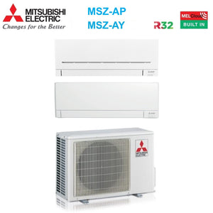 Climatizzatore Condizionatore Mitsubishi Electric Dual Split Inverter serie MSZ-AP / MSZ-AY 7+9 con MXZ-2F33VF R-32 Wi-Fi Integrato 7000+9000