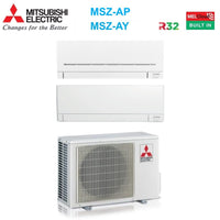 Climatizzatore Condizionatore Mitsubishi Electric Dual Split Inverter serie MSZ-AP / MSZ-AY 7+9 con MXZ-2F42VF R-32 Wi-Fi Integrato 7000+9000