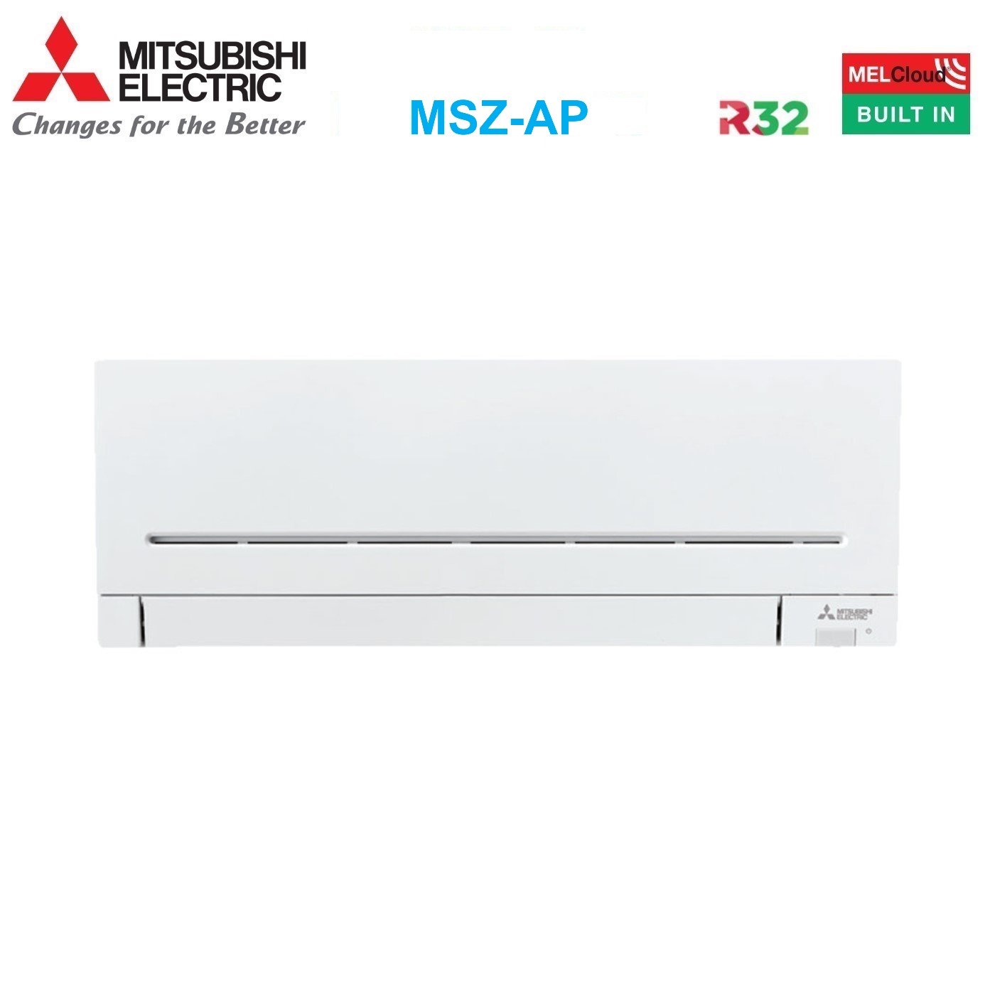 Climatizzatore Condizionatore Mitsubishi Electric Dual Split Inverter serie MSZ-AP / MSZ-AY 7+9 con MXZ-2F42VF R-32 Wi-Fi Integrato 7000+9000