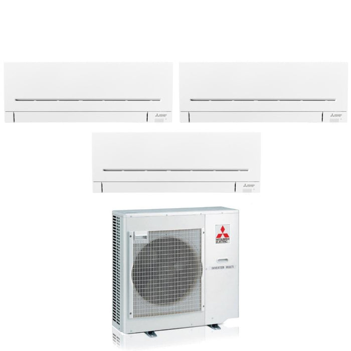 Climatizzatore Condizionatore Mitsubishi Electric Trial Split Inverter Serie AP-VGK 9+9+15 con MXZ-4F80VF R-32 Wi-Fi Integrato 9000+9000+15000